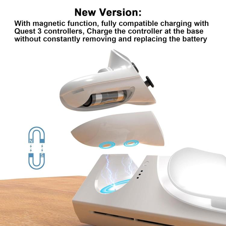 WG39 VR Headset & Controller Magnetic Charging Dock, US Plug