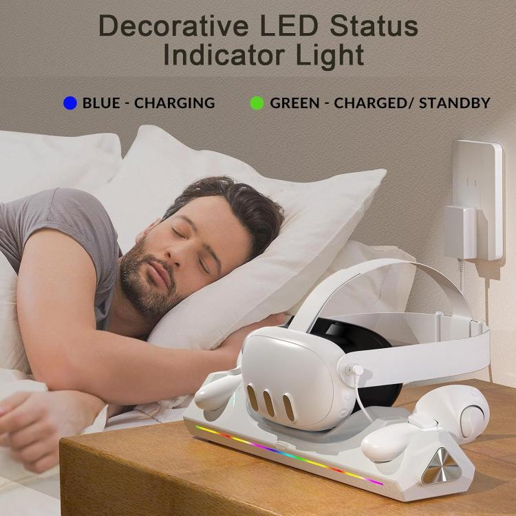 WG39 VR Headset & Controller Magnetic Charging Dock, US Plug