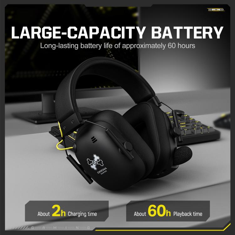 ONIKUMA GT888 Four-mode Bluetooth 2.4G Wired / Wireless Gaming Headset — view 4