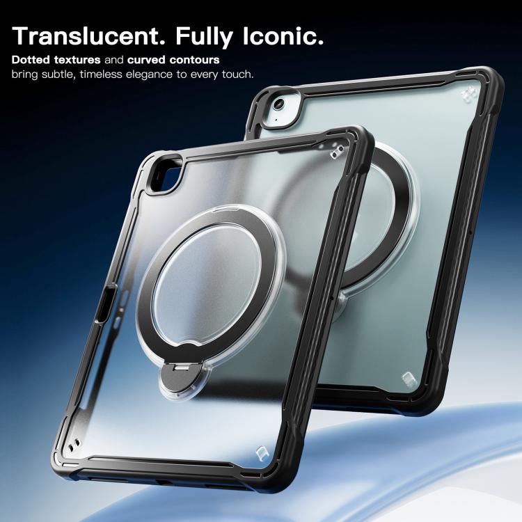 Powerful Sailor Metal Holder Hybrid Tablet Case with Strap & Glass Film