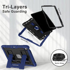 Big Holder Silicone Hydric PC Tablet Case with Shoulder Strap