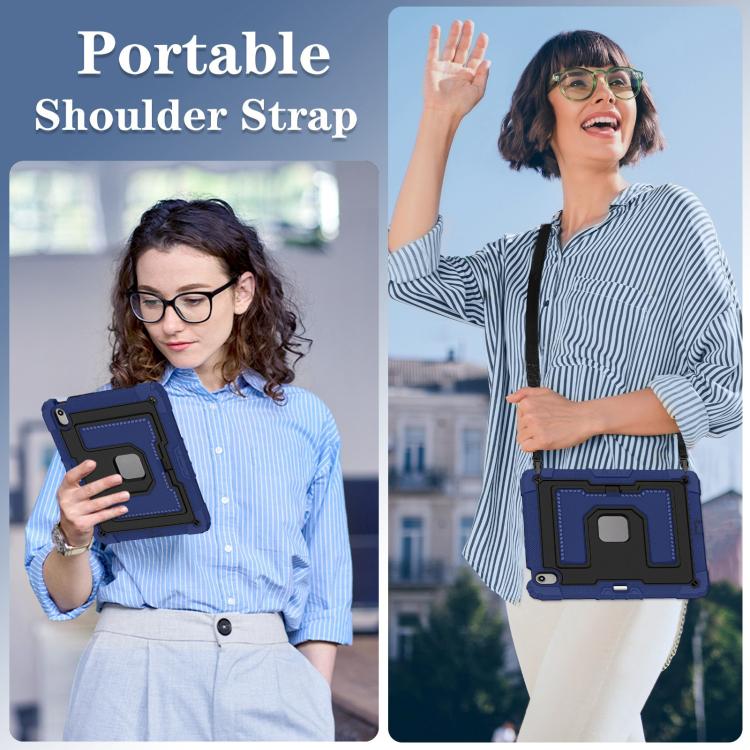 Big Holder Silicone Hydric PC Tablet Case with Shoulder Strap