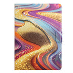 Litchi Texture Voltage Painted Vegan Leather Smart Tablet Case — For iPad Air 11 2026 / 2025 / 2024