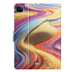 Litchi Texture Voltage Painted Vegan Leather Smart Tablet Case — For iPad 2025 / 2022