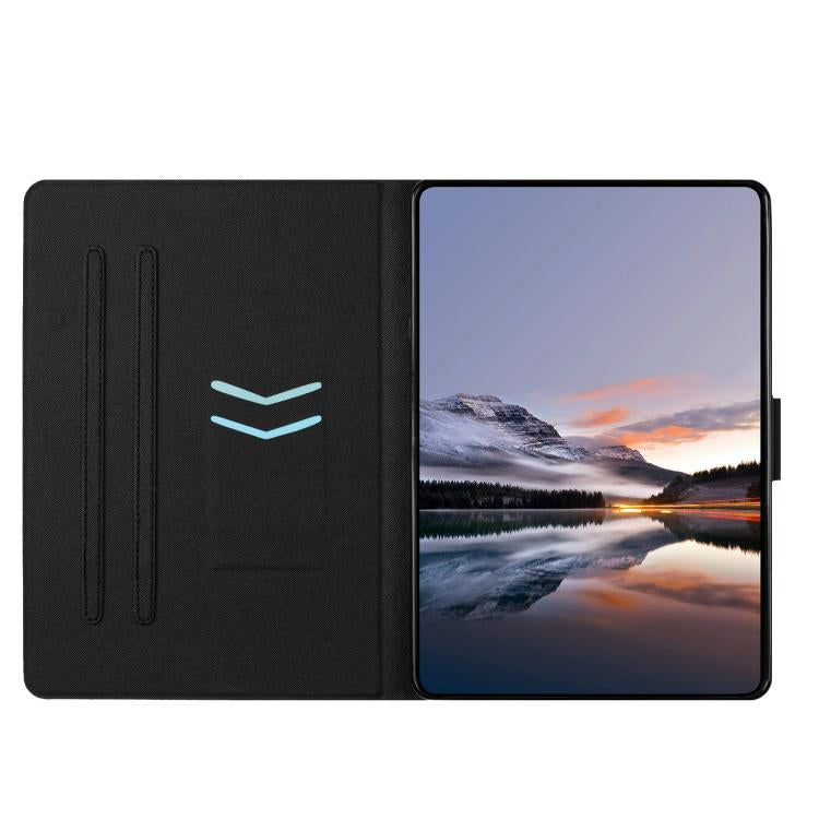 Litchi Texture Voltage Painted Vegan Leather Smart Tablet Case — For iPad mini 2024 / mini 6