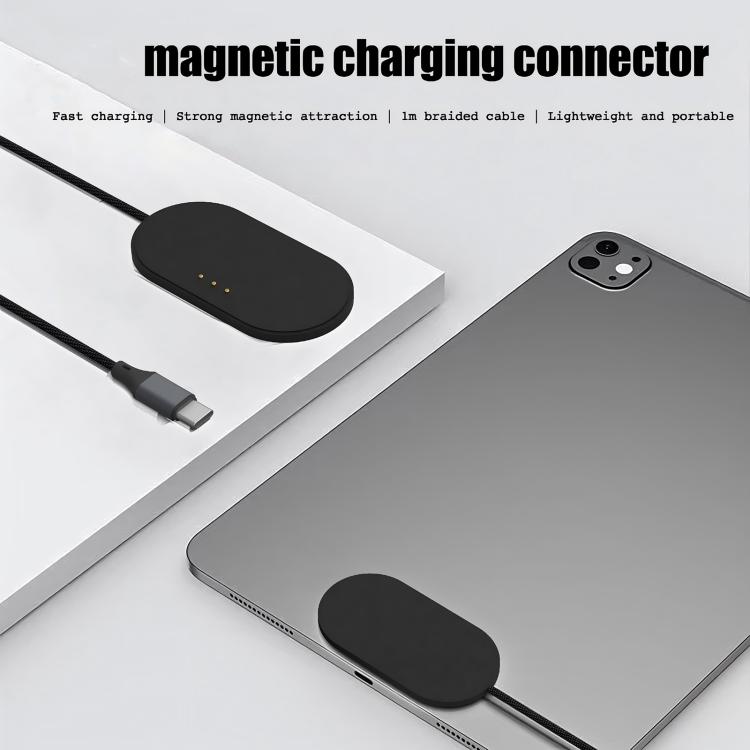Smart PIN Magnetic Wireless Charging Connector with Type-C Cable