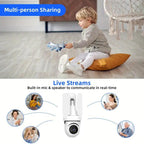 3MP HD Smart Three-Blade Fan Light Bulb Style Wireless WiFi Surveillance Camera — view 8