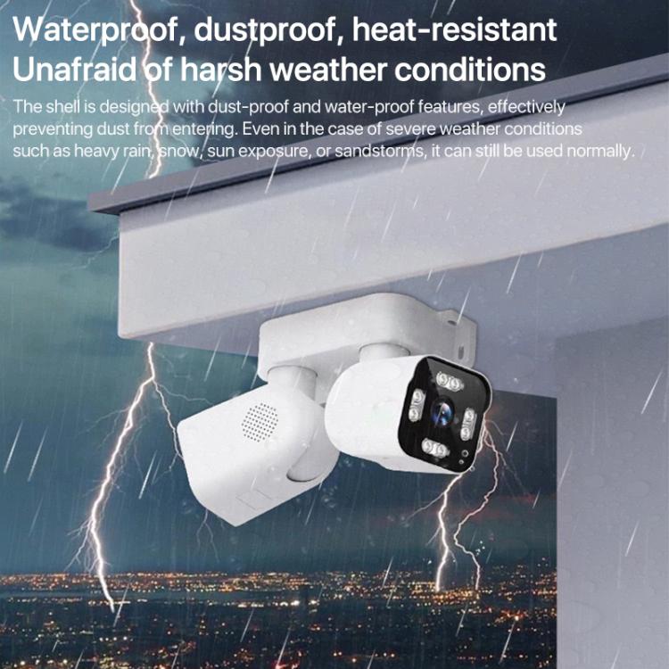 5MP Dual-Lens Dual-Pan Tilt Rotating WiFi Camera