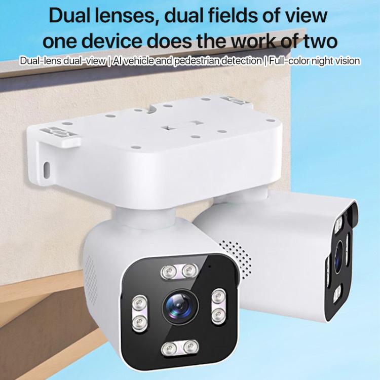 5MP Dual-Lens Dual-Pan Tilt Rotating WiFi Camera