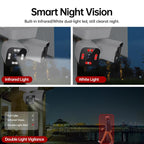 5MP Dual-Lens Dual-Pan Tilt Rotating WiFi Camera