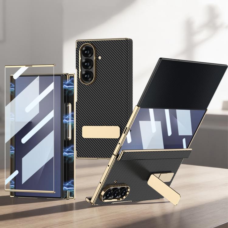 GKK Magnetic Folding Phantom Leather Single-Line Rotating Holder Phone Case — view 12