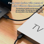 WG135 USB 3.0 Male to Male Bi-directional External Hard Drive Enclosure Data Cable — view 9