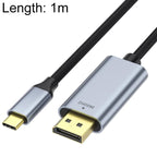 Type-C to DisplayPort 1.4 Ultra HD 8K Video Adapter Braided Cable