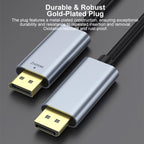 Type-C to DisplayPort 1.4 Ultra HD 8K Video Adapter Braided Cable