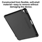 Mutural Plain Series Vegan Leather Tablet Case — Dark Blue