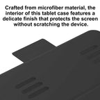 Mutural Plain Series Vegan Leather Tablet Case — Beige