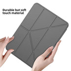 Mutural JingYa Series Y-shaped Multi-fold Vegan Leather Tablet Case — For iPad Pro 13 2025 / 2024