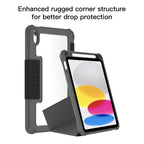 Mutural WenLan Series Y-shaped Multi-fold Vegan Leather Tablet Case — For iPad Air 11 2026 / 2025 / 2024