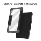 Mutural WenLan Series Y-shaped Multi-fold Vegan Leather Tablet Case — Brown