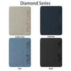 Mutural XingZuan Series Y-shaped Multi-fold Vegan Leather Tablet Case — For iPad 2025 / 2022