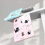 Mutural XingYi Series Tri-fold Vegan Leather Tablet Case