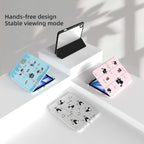 Mutural XingYi Series Tri-fold Vegan Leather Tablet Case