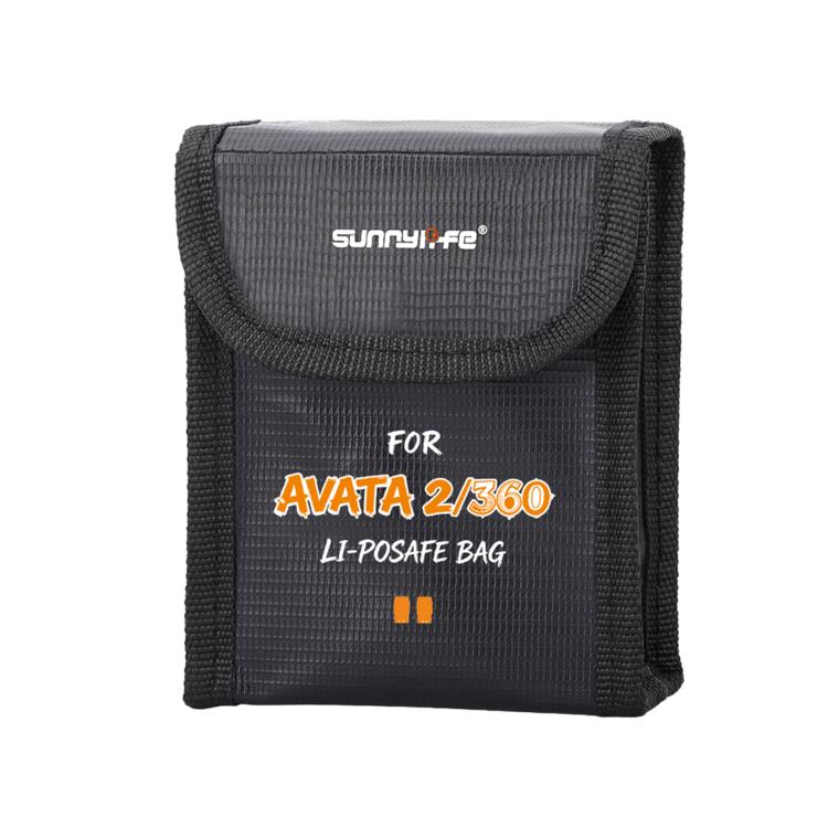 For DJI Avata 2 / 360 Sunnylife Battery Explosion-proof Safe Bag Protective Li-Po Safe Bag — For 1pc Battery