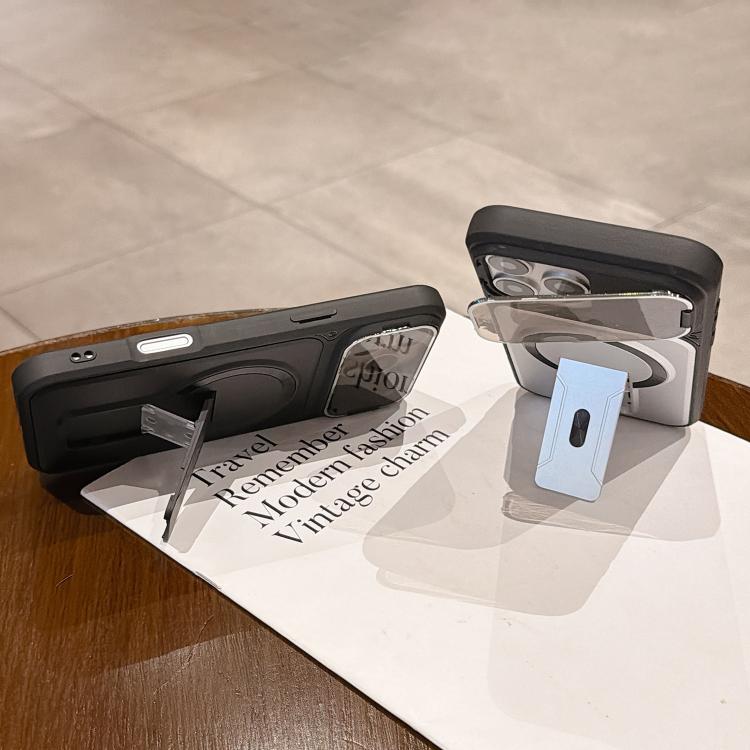 Shockproof Lens Cover Magnetic Phone Case with Hidden Holder