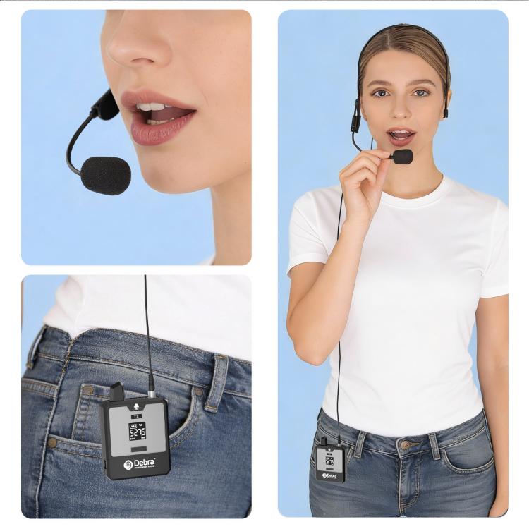 DEBRA DT-01 Ear-worn UHF Wireless Microphone System 1 TX & 1 RX — view 6