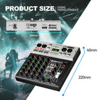 DEBRA DG04S 24bit/192kHz 4-Channels Mixer Sound Card — view 11