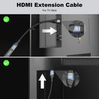 WG236 HDMI 2.2 Male to HDMI 2.2 Female 16K 60HZ HD Adapter Cable — view 8