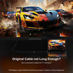 WG236 HDMI 2.2 Male to HDMI 2.2 Female 16K 60HZ HD Adapter Cable — view 12