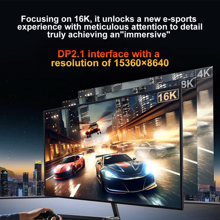 WG238 USB/Type-C to DP 16K 60HZ HD Adapter Cable