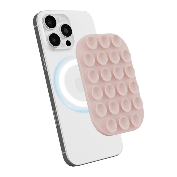 Reusable Silicone Magnetic Phone Holder — Light Blue
