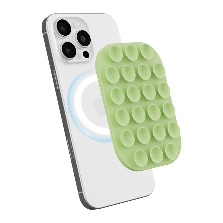 Reusable Silicone Magnetic Phone Holder — Sand Pink