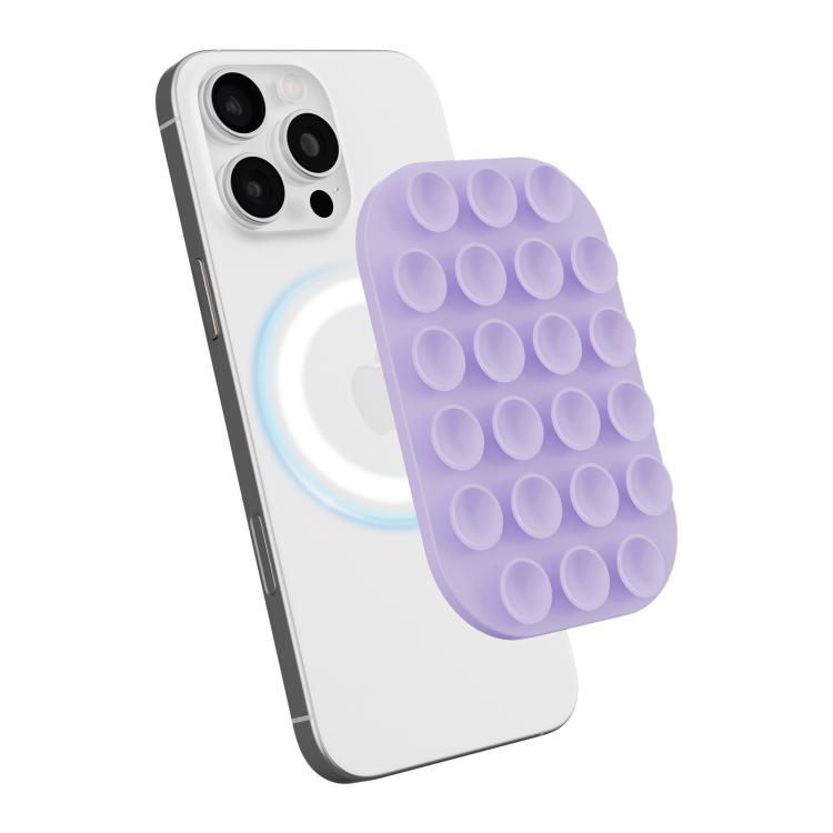 Reusable Silicone Magnetic Phone Holder — Green