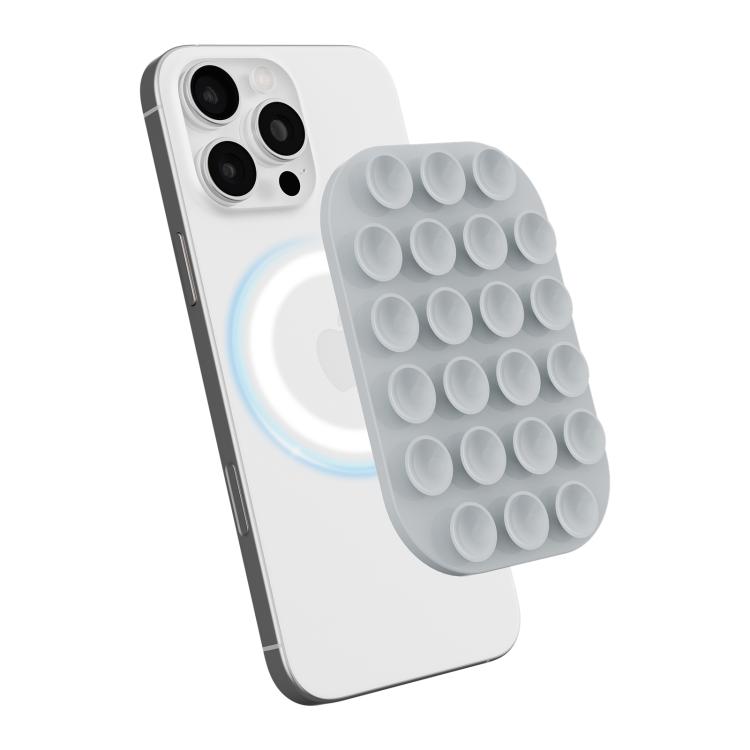 Reusable Silicone Magnetic Phone Holder — Purple