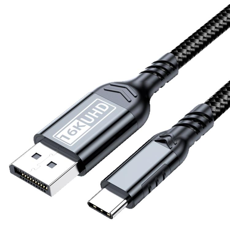 WG226 16K Ultra HD Type-C to DP 2.1 Display Cable Thunderbolt Adapter Cable with Logo