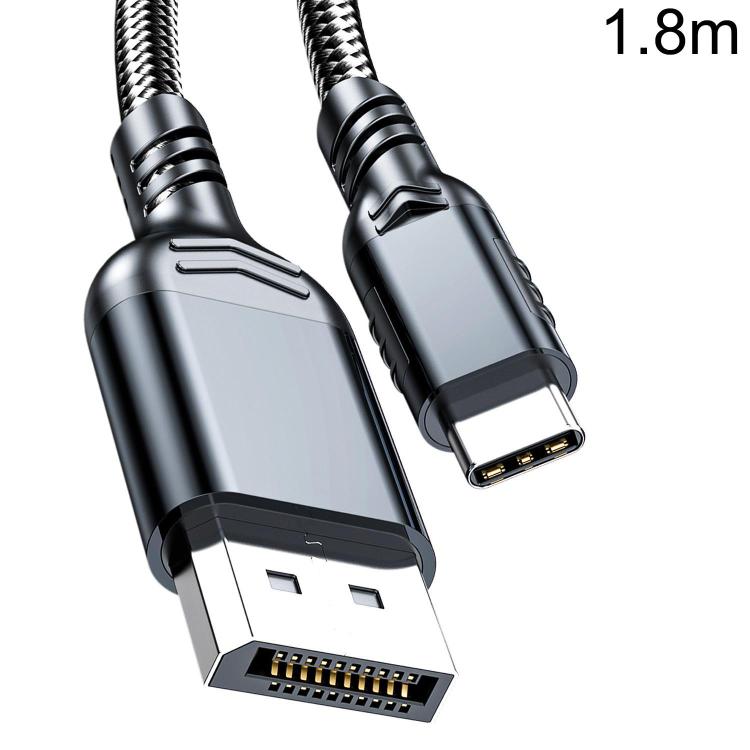 WG226 16K Ultra HD Type-C to DP 2.1 Display Cable Thunderbolt Adapter Cable No Logo