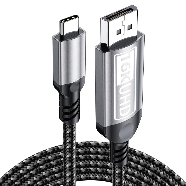 WG228 16K Ultra HD Type-C to DP 2.1 Display Cable Monitor Adapter Cable