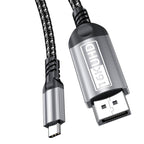 WG228 16K Ultra HD Type-C to DP 2.1 Display Cable Monitor Adapter Cable