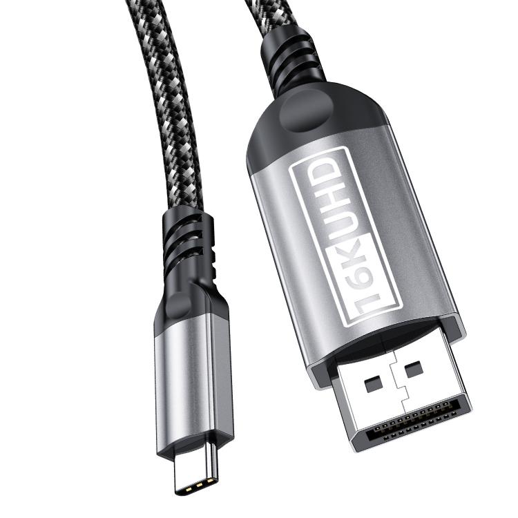 WG228 16K Ultra HD Type-C to DP 2.1 Display Cable Monitor Adapter Cable