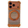 Eagle Metal Frameless Woven Fabric PC Magnetic Holder Phone Case