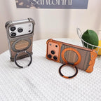 Eagle Metal Frameless Woven Fabric PC Magnetic Holder Phone Case — view 11