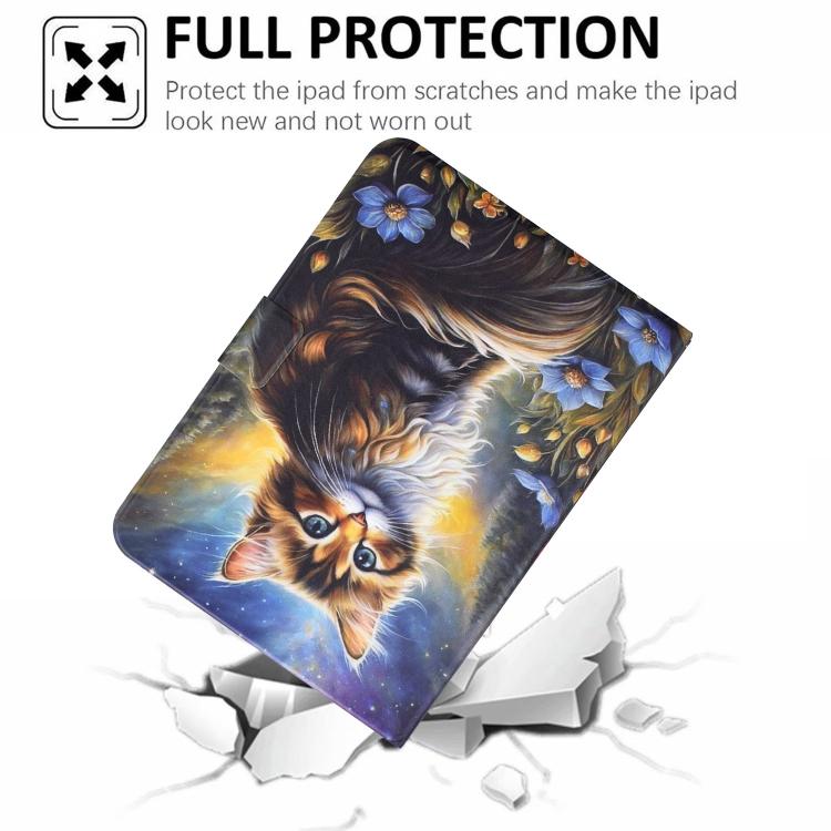 Voltage Sewing Thread Painted Vegan Leather Smart Tablet Case