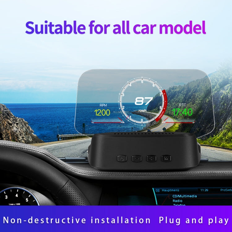 C2 Car HUD Head-up Display GPS Digital Meter Water Temperature / Voltage / Speed