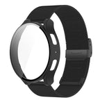 Milanese Buckle Stainless Steel Watch Band with Film Integrated PC Case