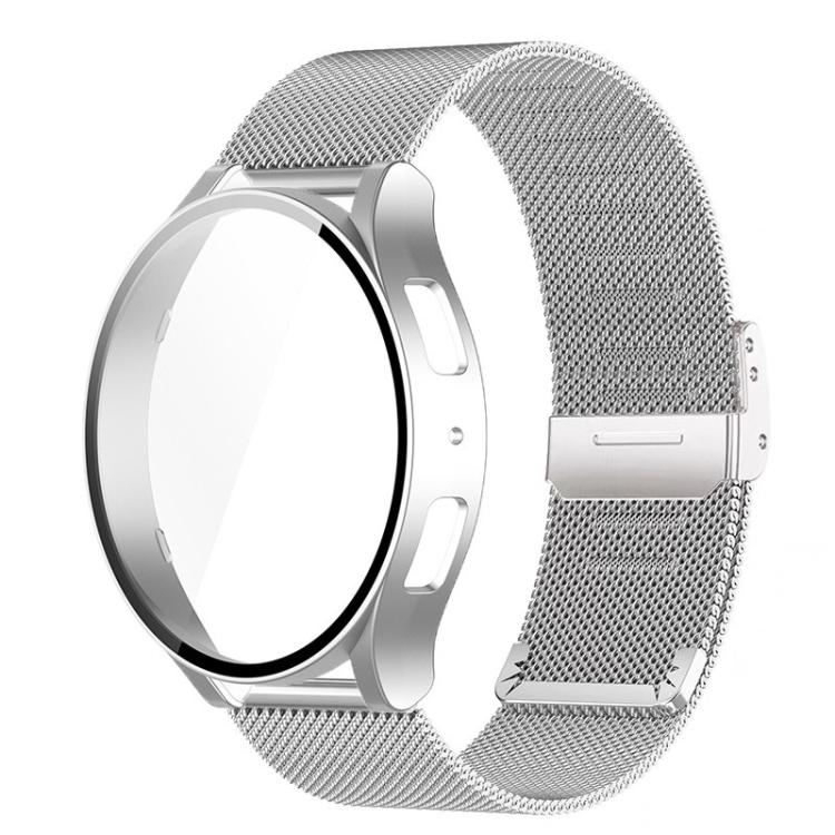 Milanese Buckle Stainless Steel Watch Band with Film Integrated PC Case — view 31