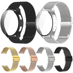 Milanese Buckle Stainless Steel Watch Band with Film Integrated PC Case