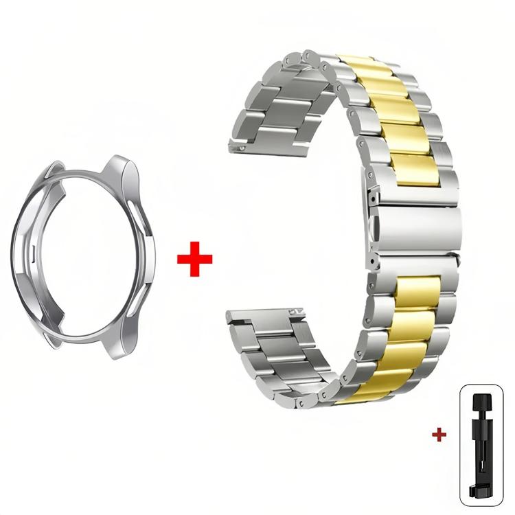Tri-Beads Stainless Steel Watch Band with Semi-Enclosed TPU Case and Strap Link Remover Set — view 20